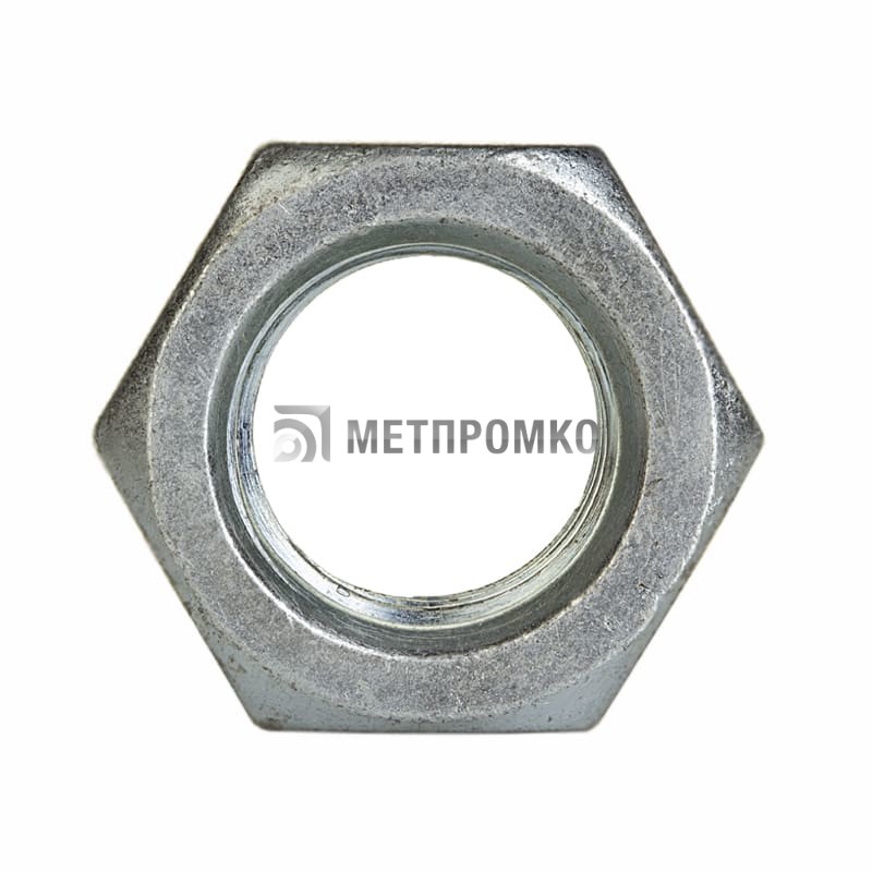 Гайка оцинкованная шестигранная самоконтрящаяся 14 мм А2