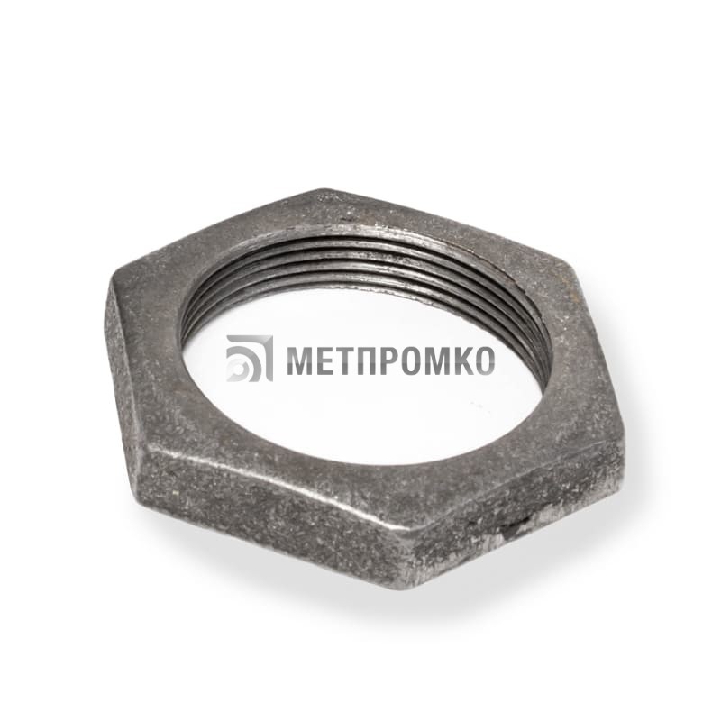 Контргайка нержавеющая без покрытия 80 мм 3 мм AISI 304