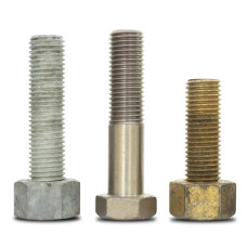 Болт с шестигранной уменьшенной головкой оцинкованный 8 мм