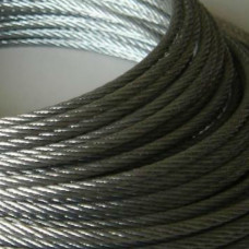 Канат нержавеющий без покрытия 4 мм 12Х18Н9Т , 12Х18Н10Т , AISI 304 ГОСТ 2172-80 авиационный двойной свивки