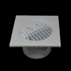 Трап полипропиленовый 110 мм 150х150 мм горизонтальный