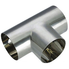 Тройник нержавеющий 129х104х2 мм