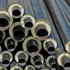 Труба в теплоизоляции ППУ в оцинкованной оболочке 89х3.5 мм