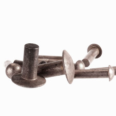 Заклепка алюминиевая оцинкованная комбинированная 3.2 мм 6 мм DIN 7337